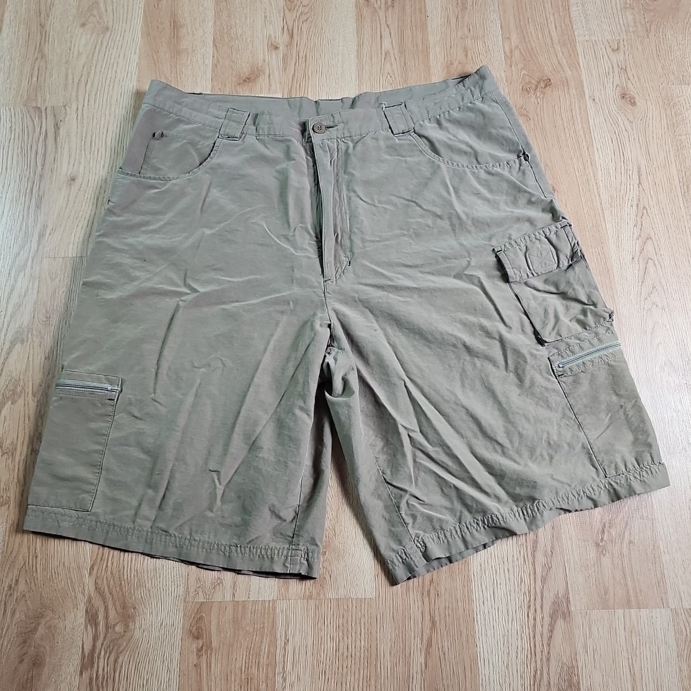 Vintage Lee Dungarees Cargo Shorts Mens 38 Tan Tactical Hiking Utility Russia